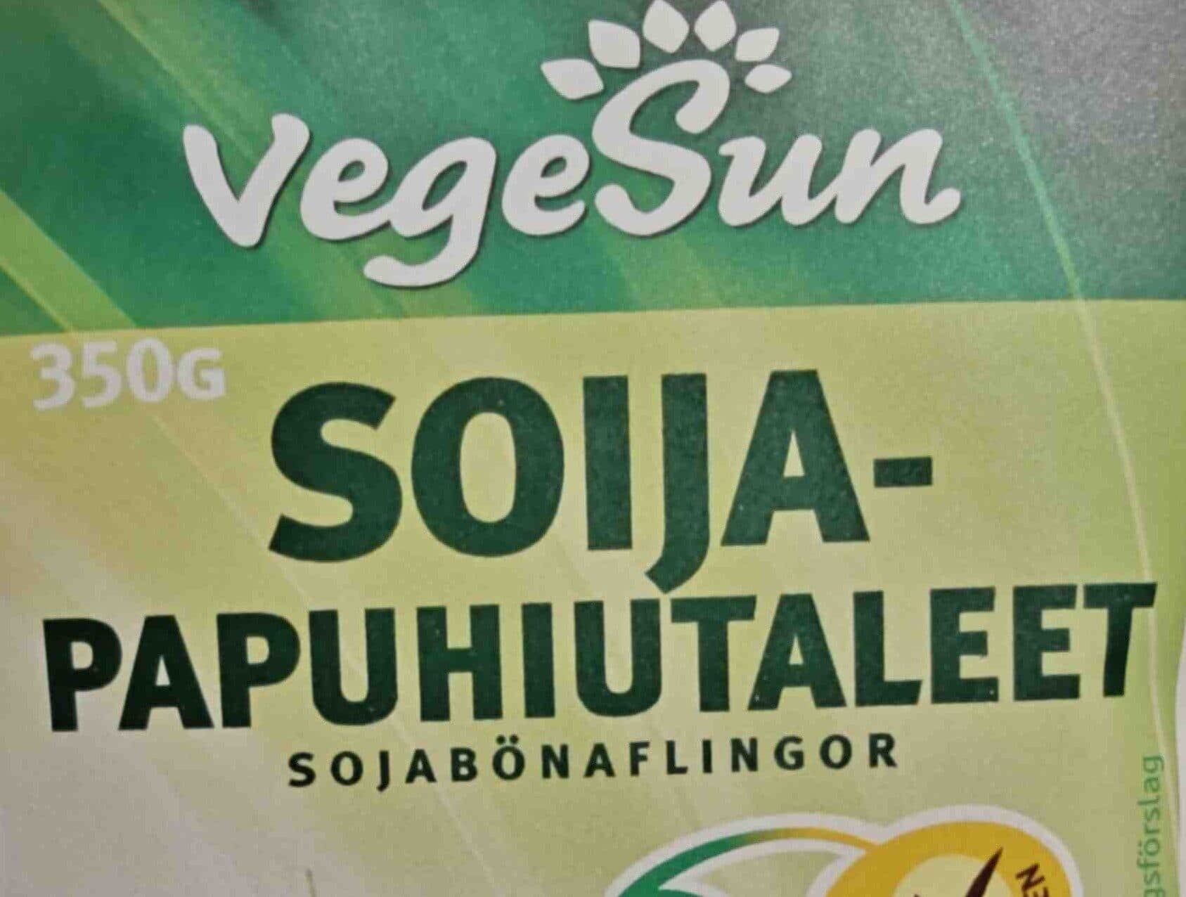 VegeSun Soijapapuhiutaleet packshot