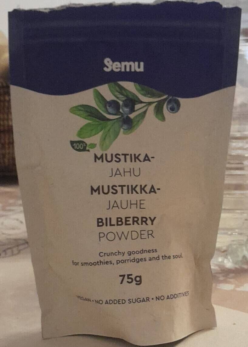 Bilberry powder packshot