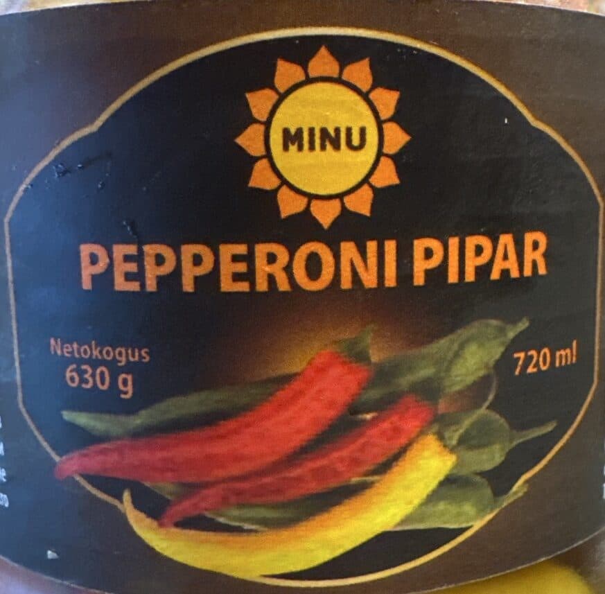 Minu Pepperoni pipar packshot