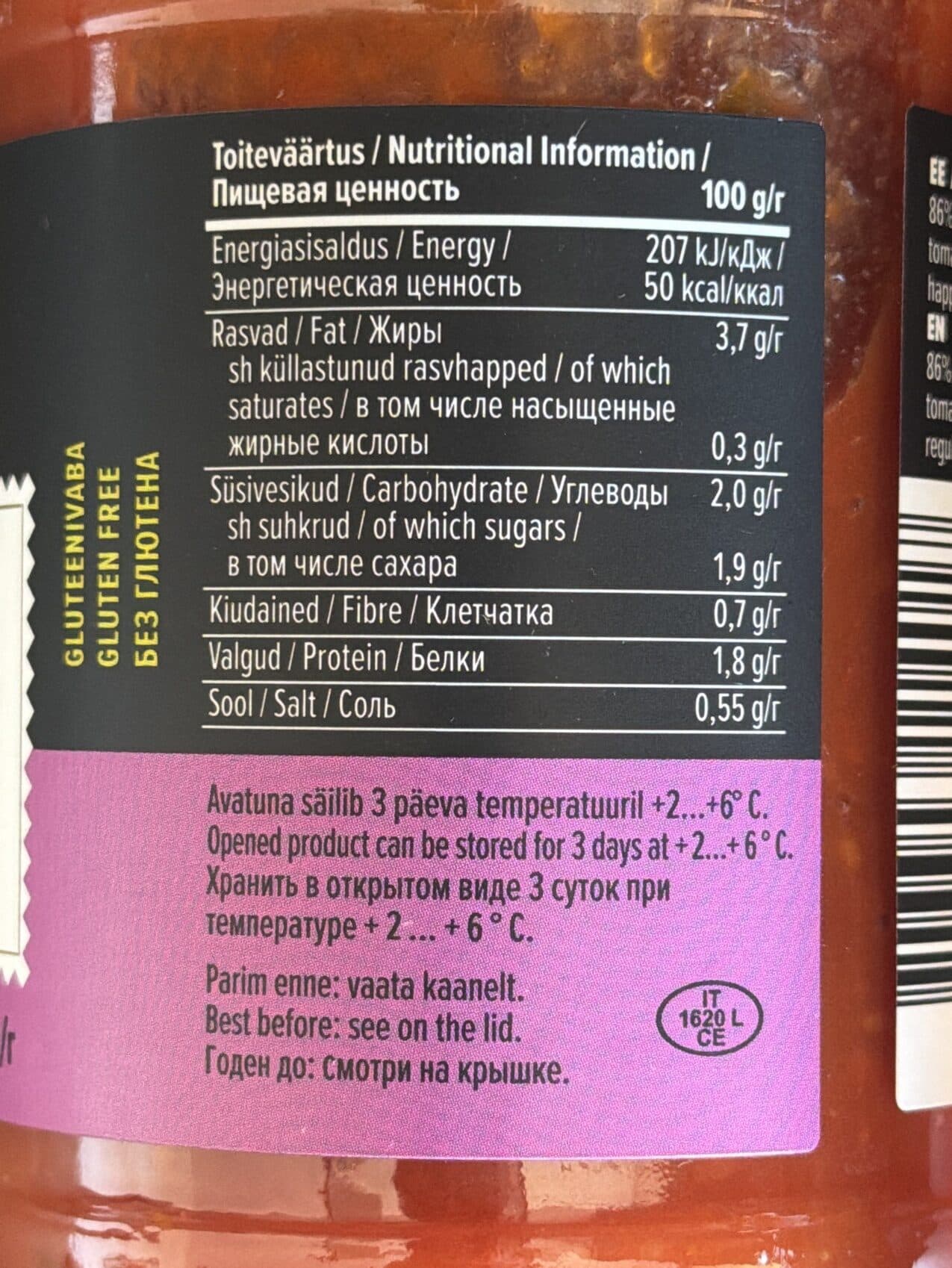 Tartu Mill Arrabbiata Pastakaste packshot