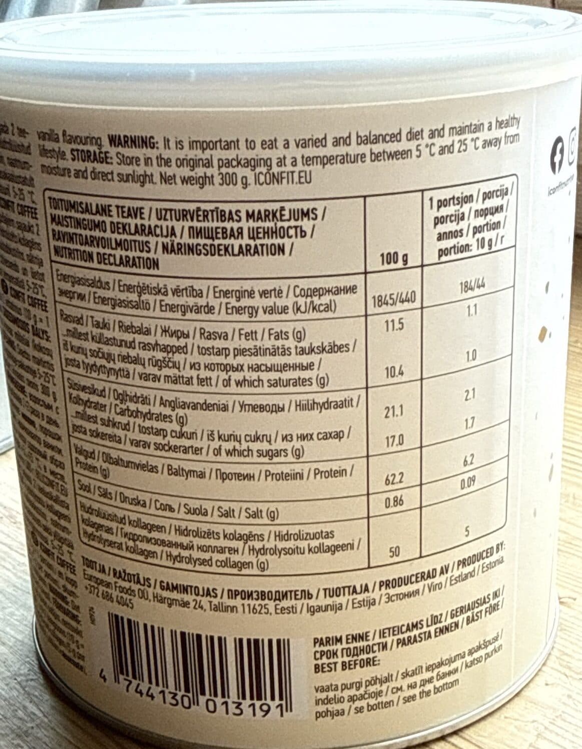 Iconfit Coffee Collagen Creamer packshot