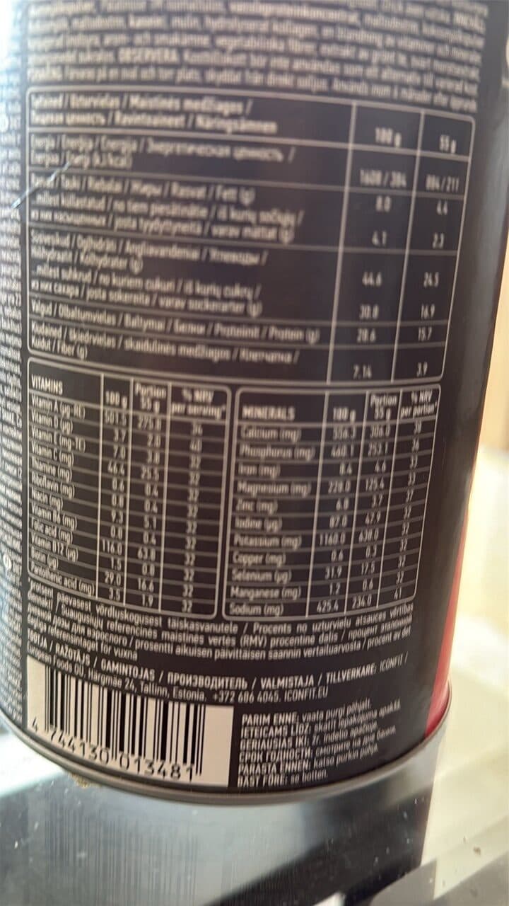 ICONFIT diet shake packshot