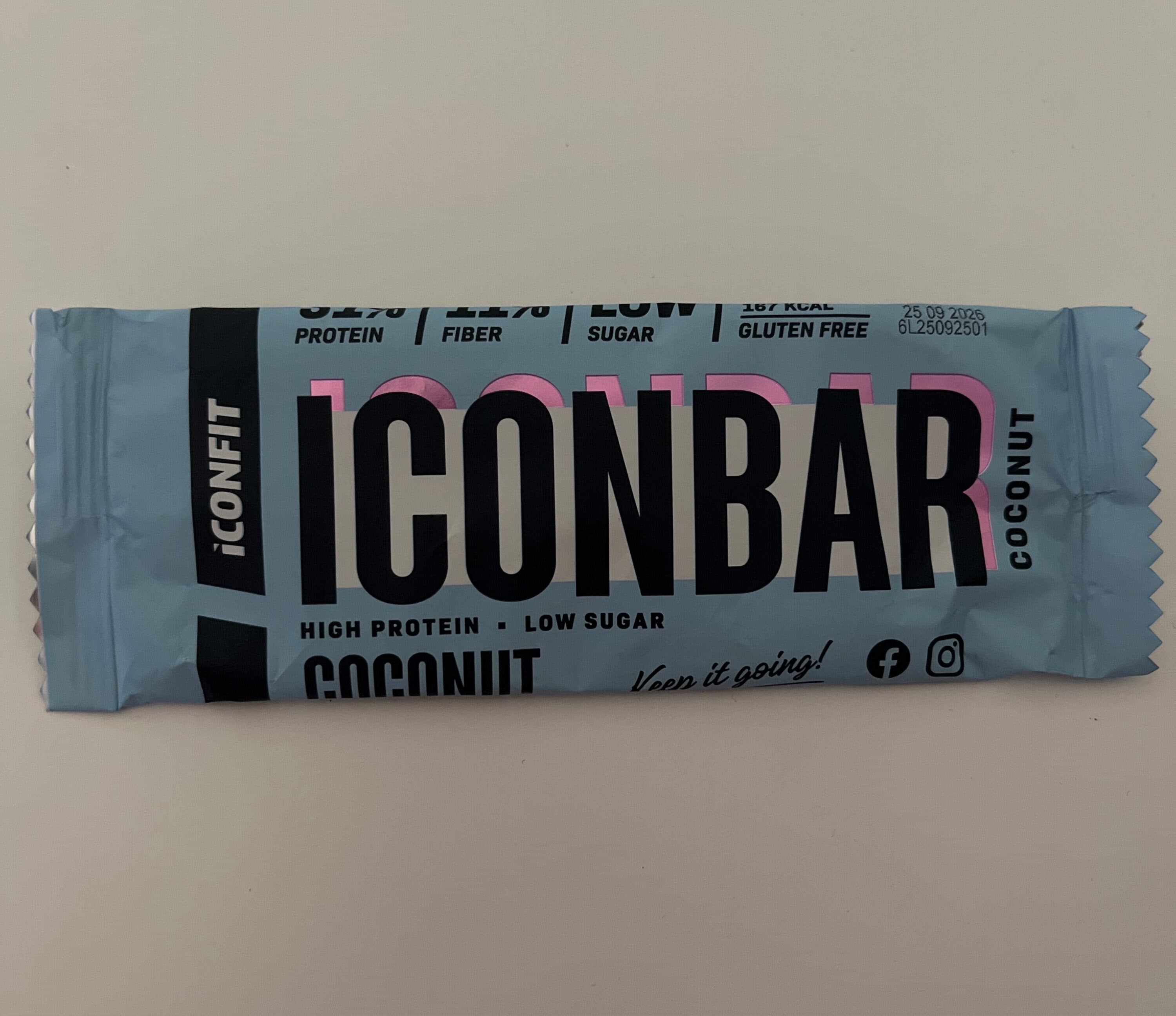 Iconfit Iconbar Protein Bar With Coconut packshot