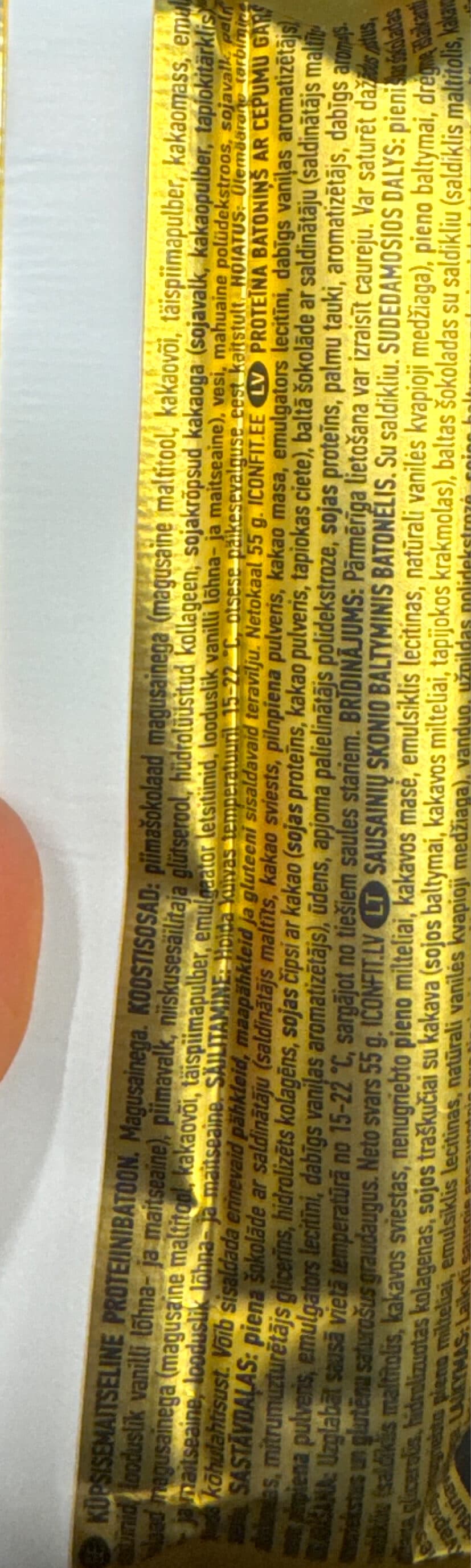 Iconfit Posh Cookie Bliss Protein Bar packshot