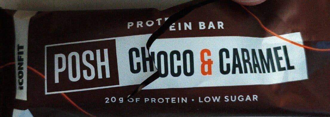Iconfit Posh Choco & Caramel Protein Bar packshot