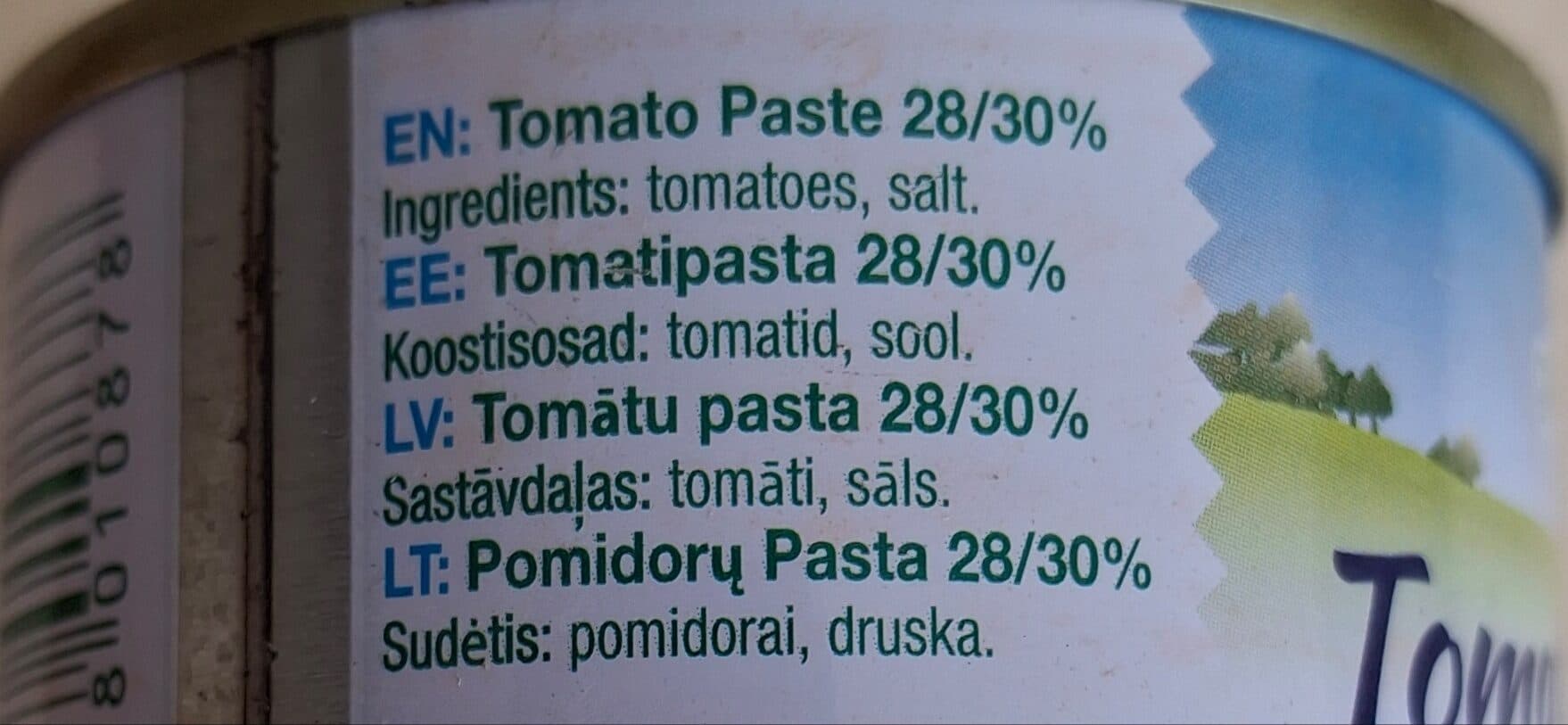 Pralinee Tomato paste 28-30% packshot