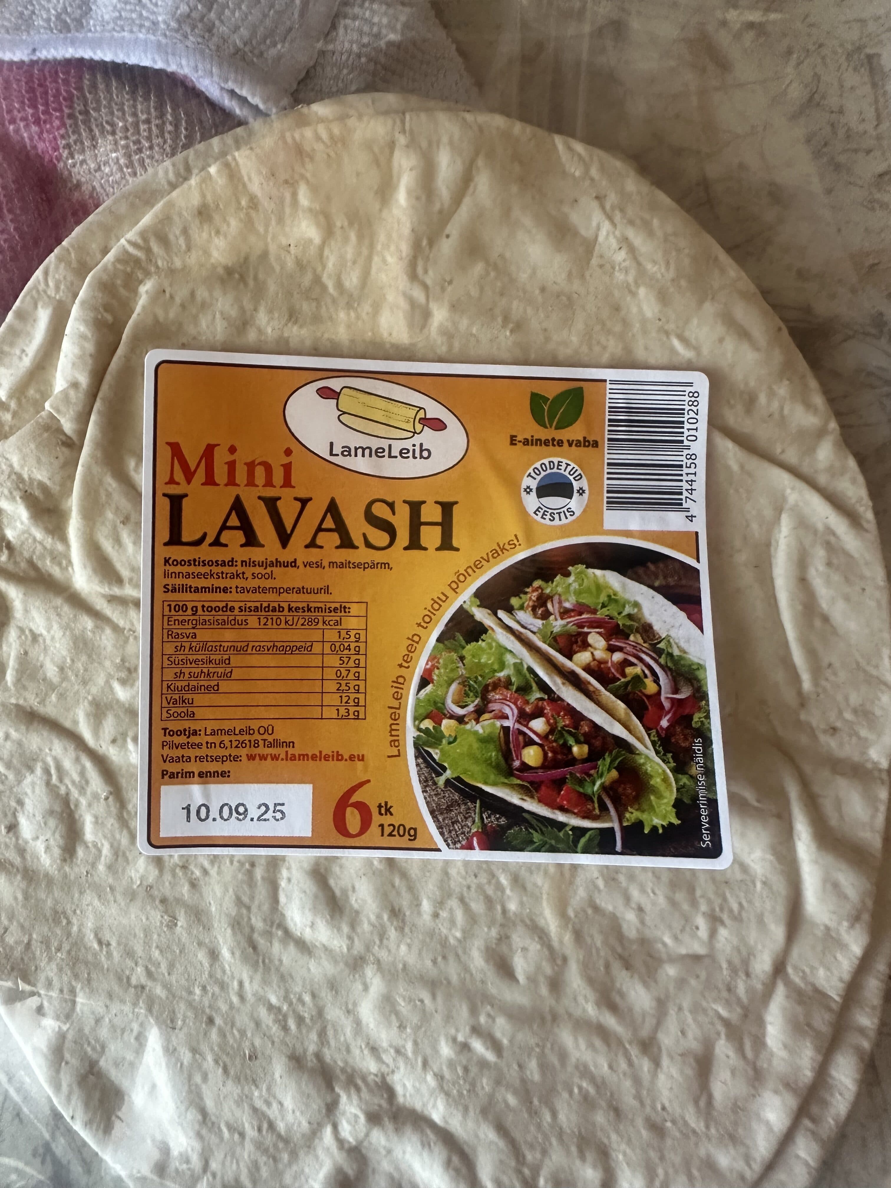 LameLeib Mini Lavash packshot
