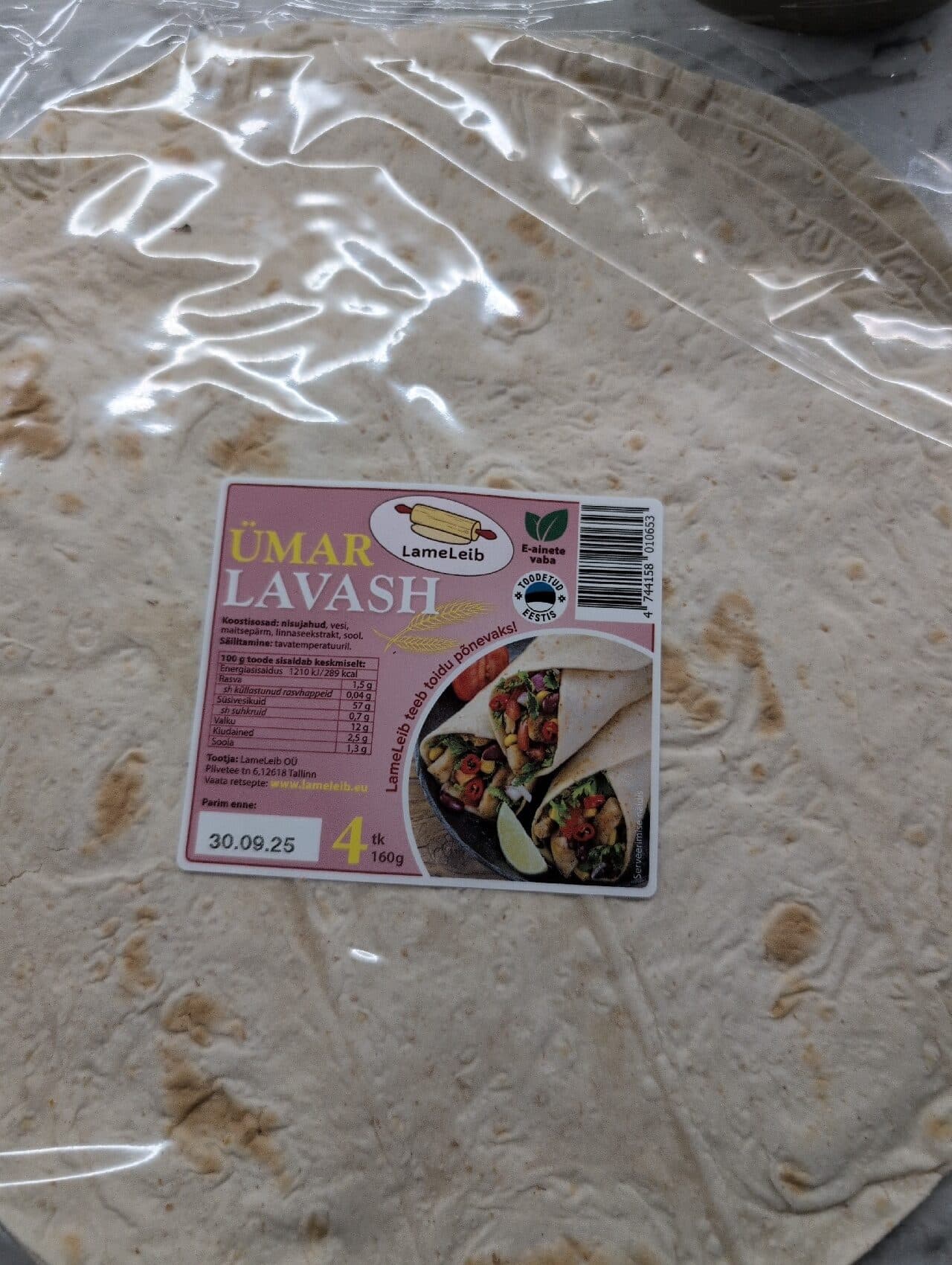 Lameleib Ümar Lavash packshot