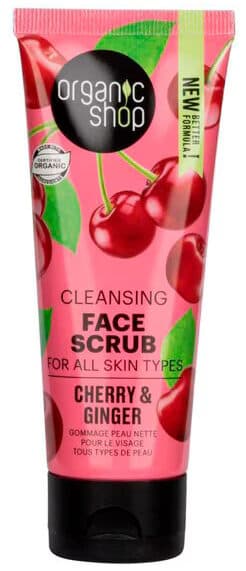 Open Food Facts Organic Shop Cherry & Ginger Cleansing Face Scrub packshot