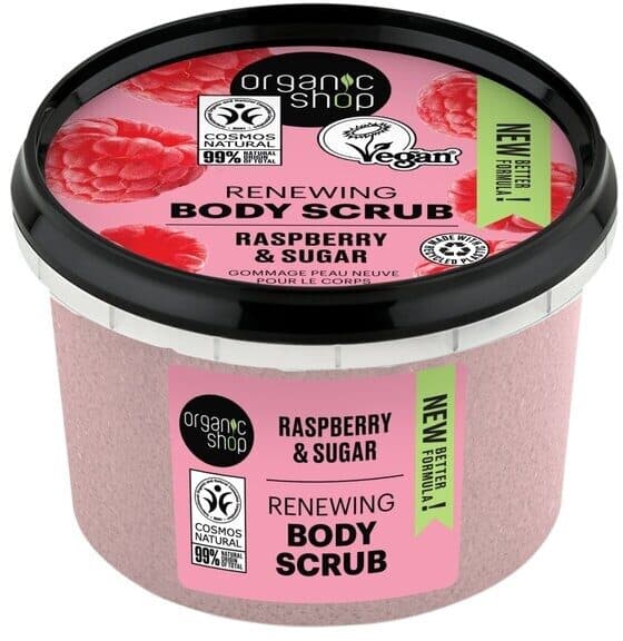 Organic Shop Raspberry Cream Bodyscrub packshot