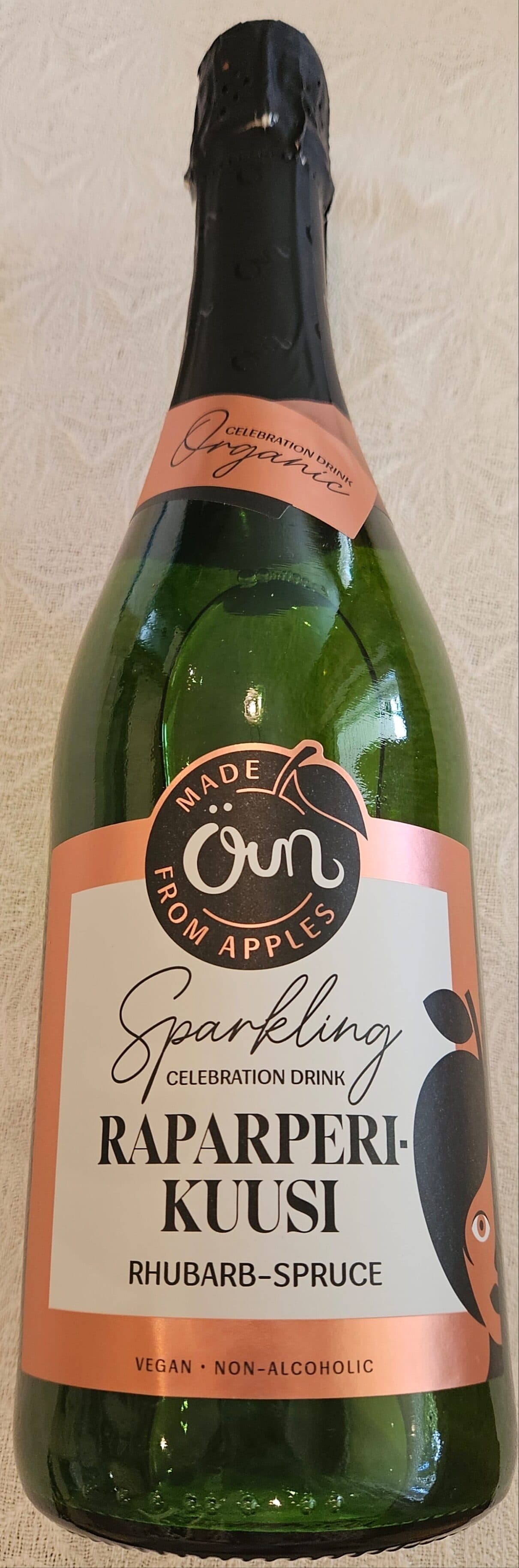 Öun Raparperi-kuusikuohujuoma packshot