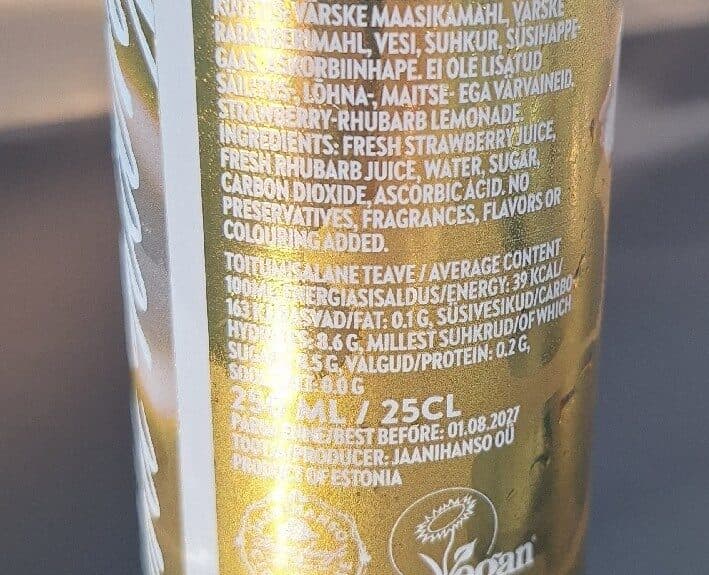 Jaanihanso Päris Limps rabarber ja maasikas packshot
