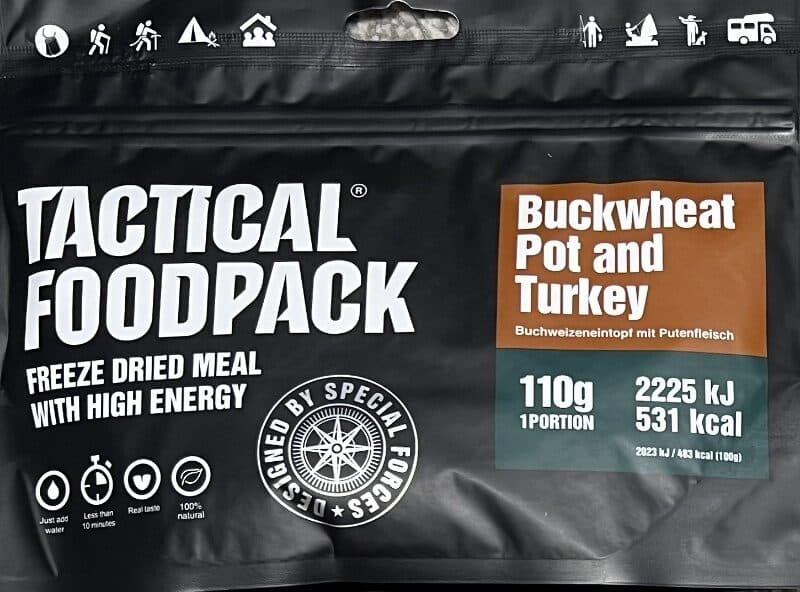 Tactical Foodpack Buckwheat Pot and Turkey packshot