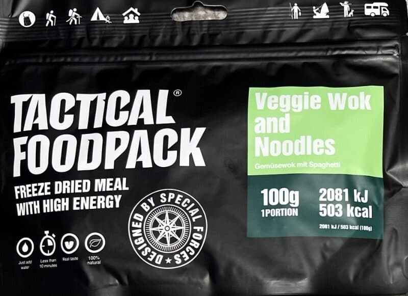 Tactical Foodpack Veggie Wok and Noodles packshot