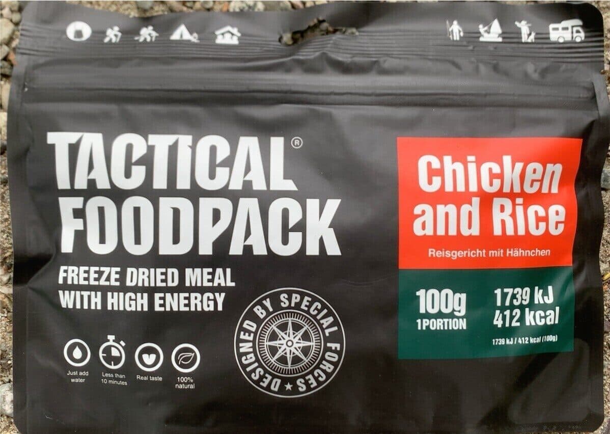 Tactical Foodpack Chicken and Rice packshot