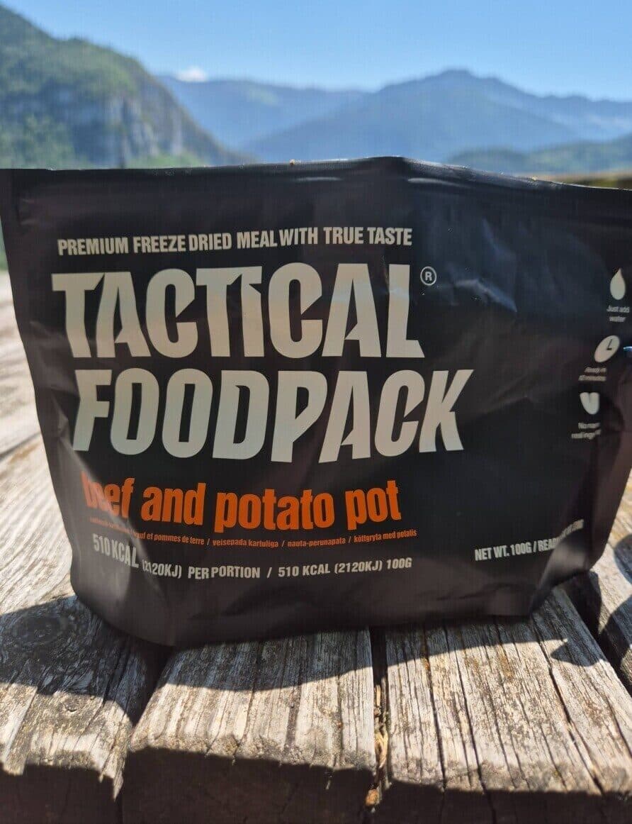 Tactical Foodpack Beef and Potato packshot