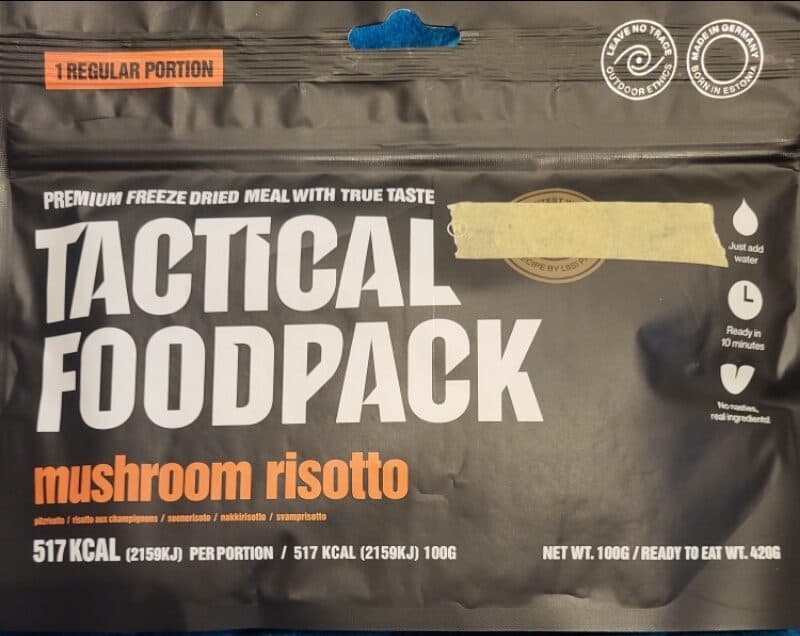 Tactical Foodpack Pilzrisotto packshot