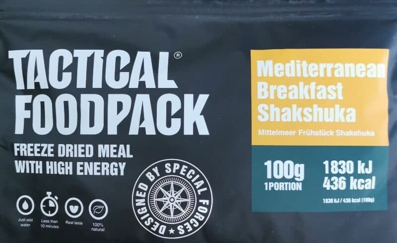 Tactical Foodpack Mediterranean Breakfast Shakshuka packshot