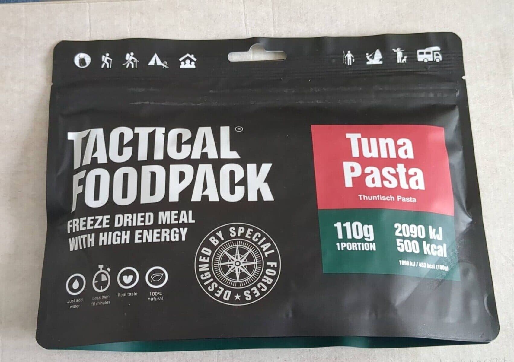 Tactical Foodpack Tuna Pasta packshot