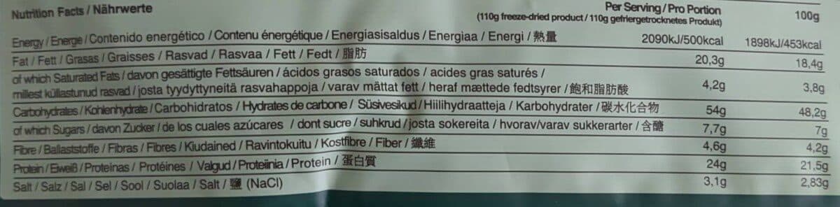 Tactical Foodpack Tuna Pasta packshot