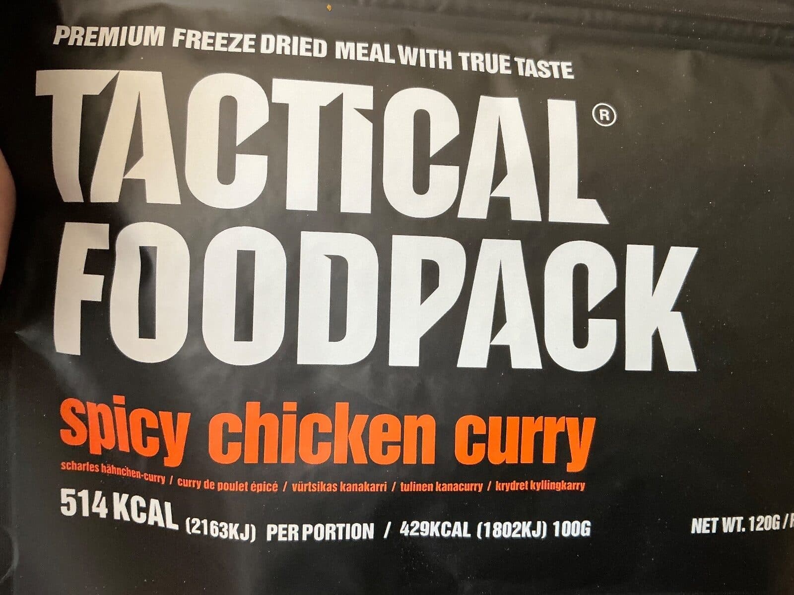 Tactical Foodpack Spicy Chicken Curry packshot