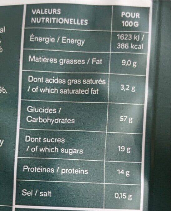 Open Food Facts Muesli au Chocolat packshot