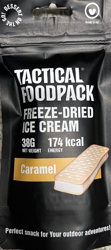 Tactical Foodpack Freeze Dried Ice Cream packshot