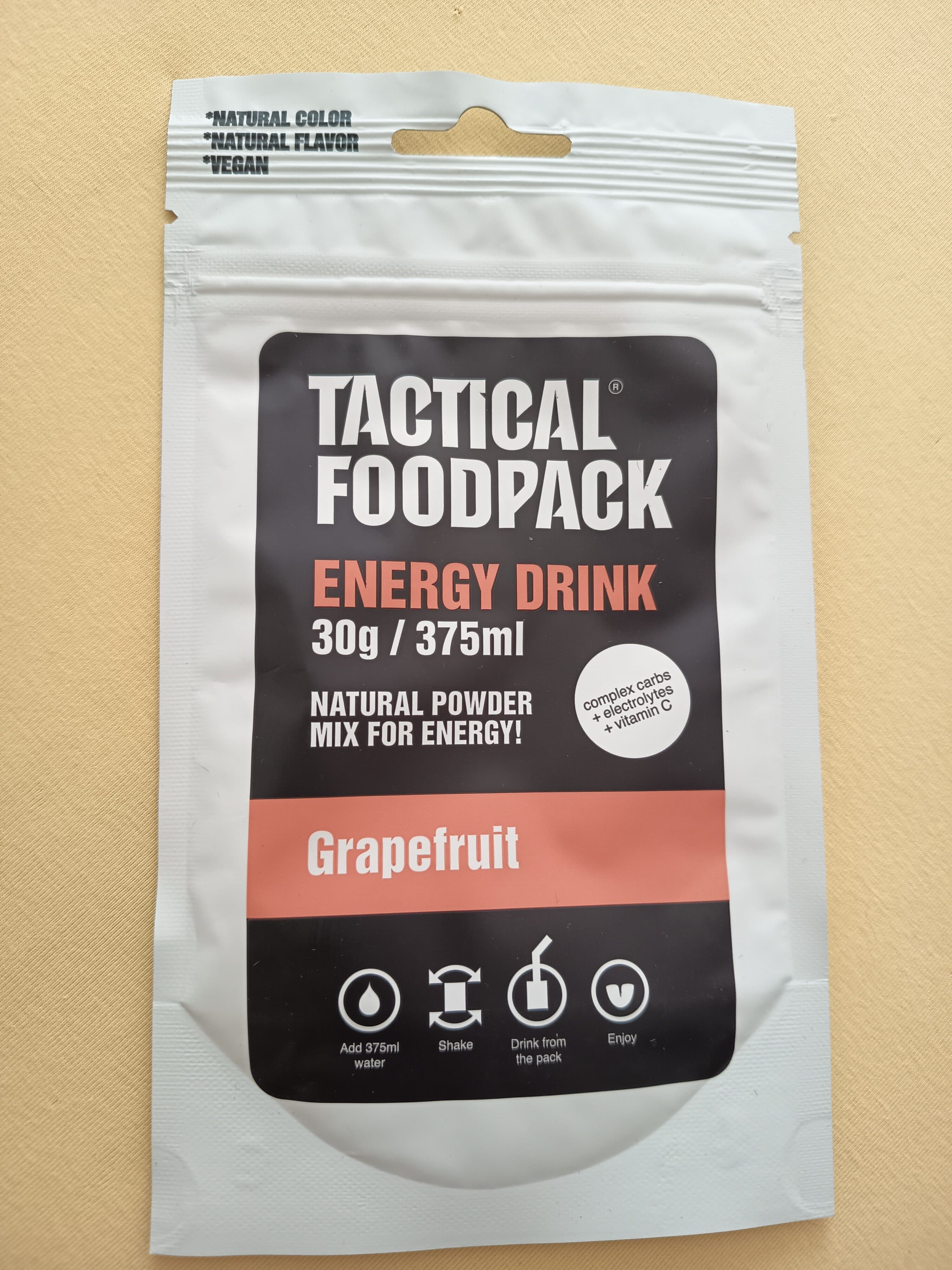 Tactical Foodpack Energy-Drinks Grapefruit packshot