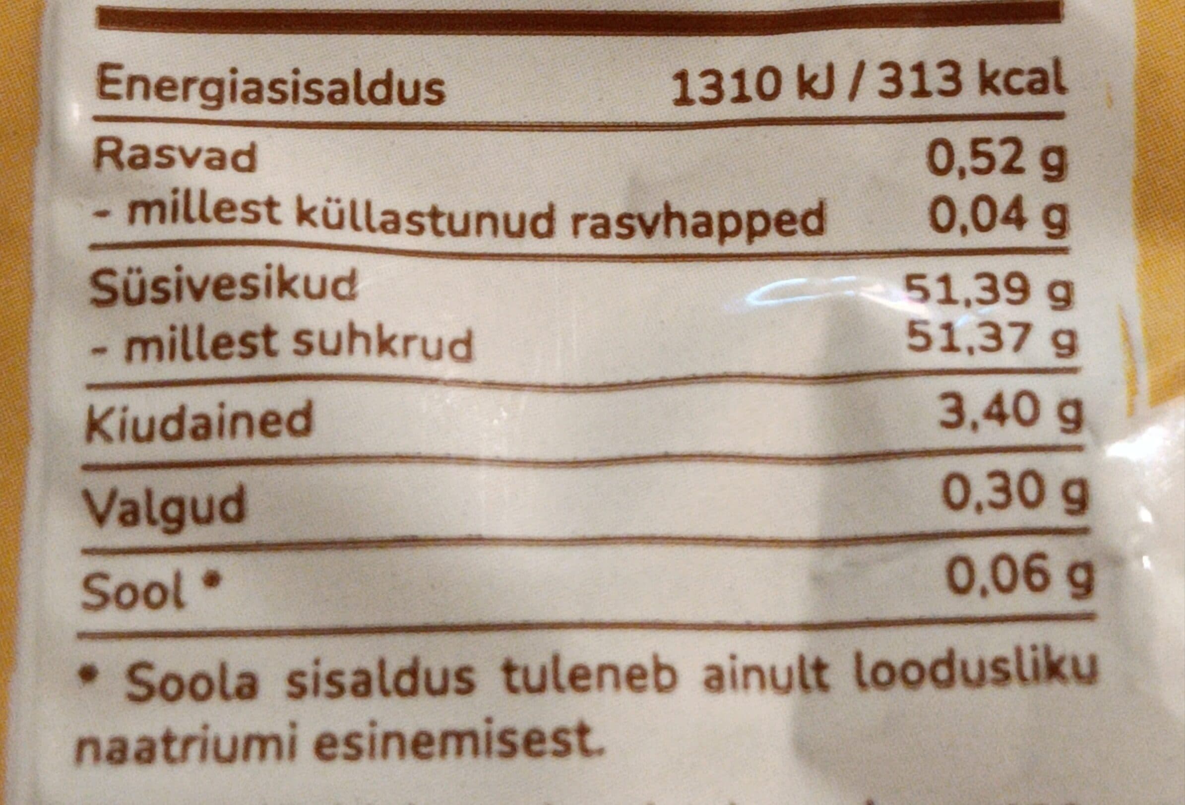 Pähklinäpp Apelsini kuubikud packshot