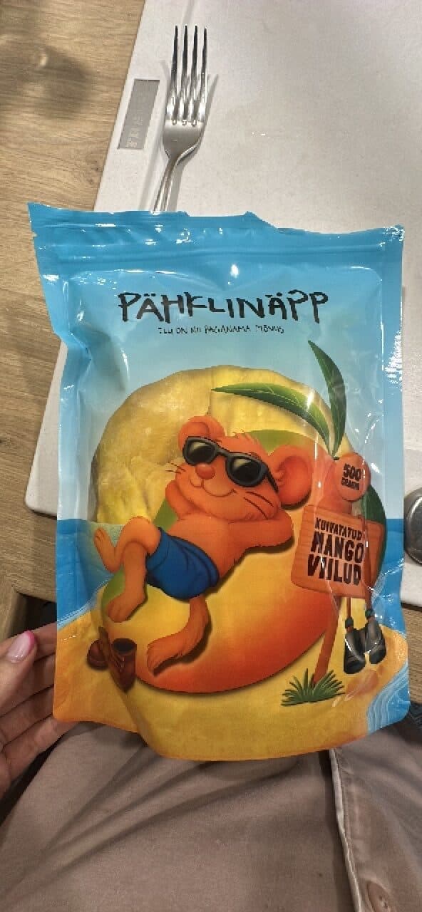 PAHKLINÄPP KUVATATUD MANGO VIILUD packshot
