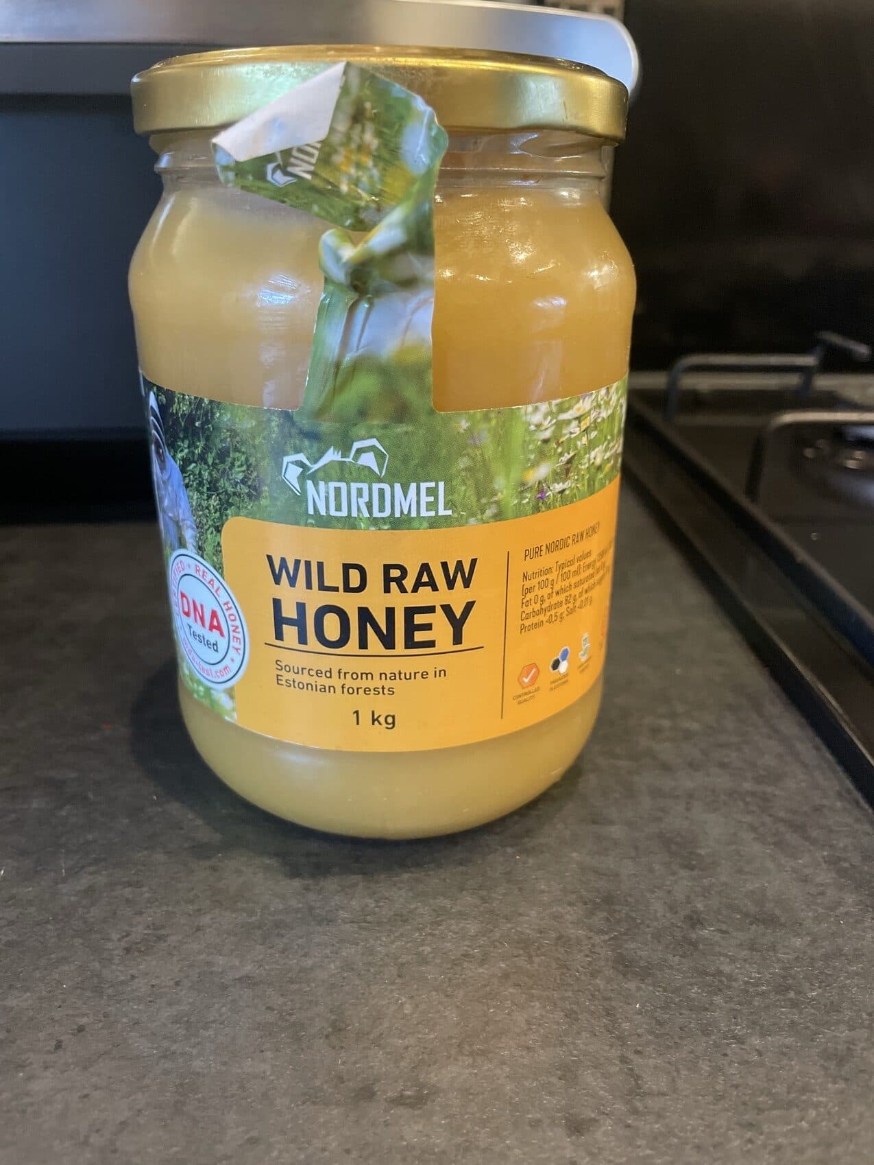 Nordmel Wild Raw Honey packshot