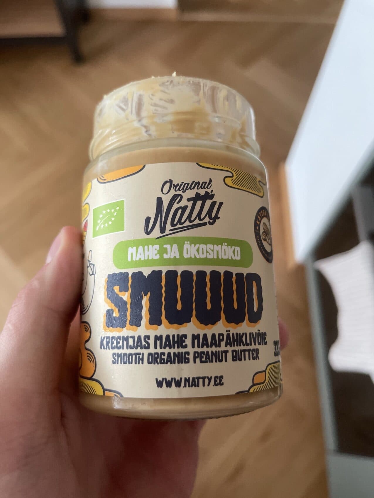 Original Natty Smooth Organic Peanut Butter packshot