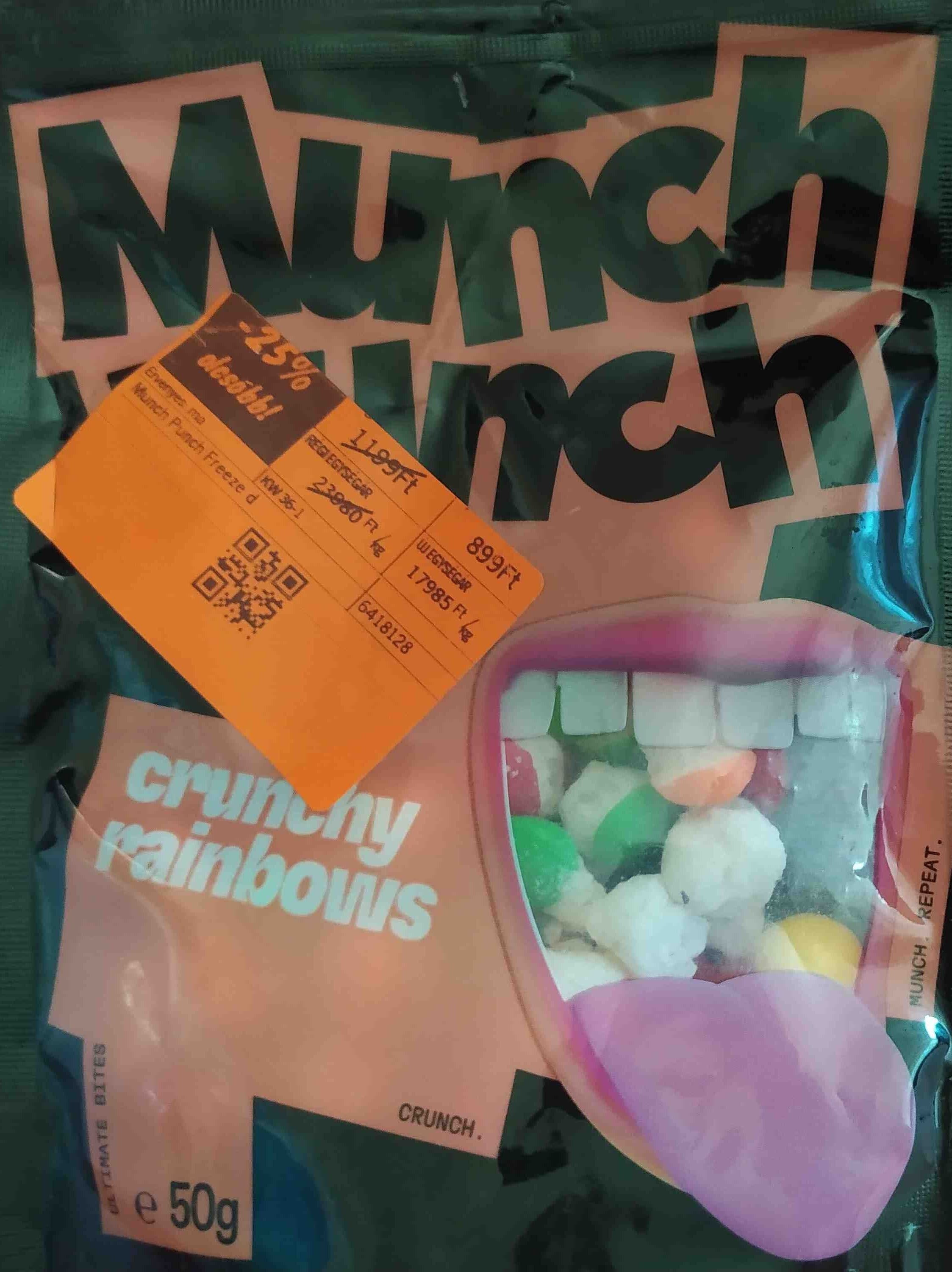 Munch punch Crunchy rainbows packshot