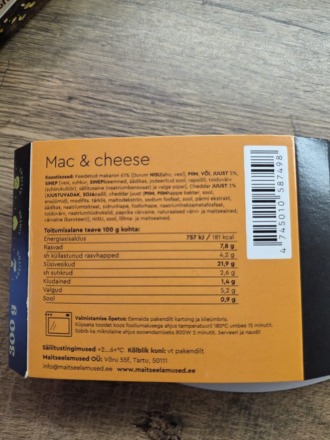 Maitseelamused Mac & Cheese packshot