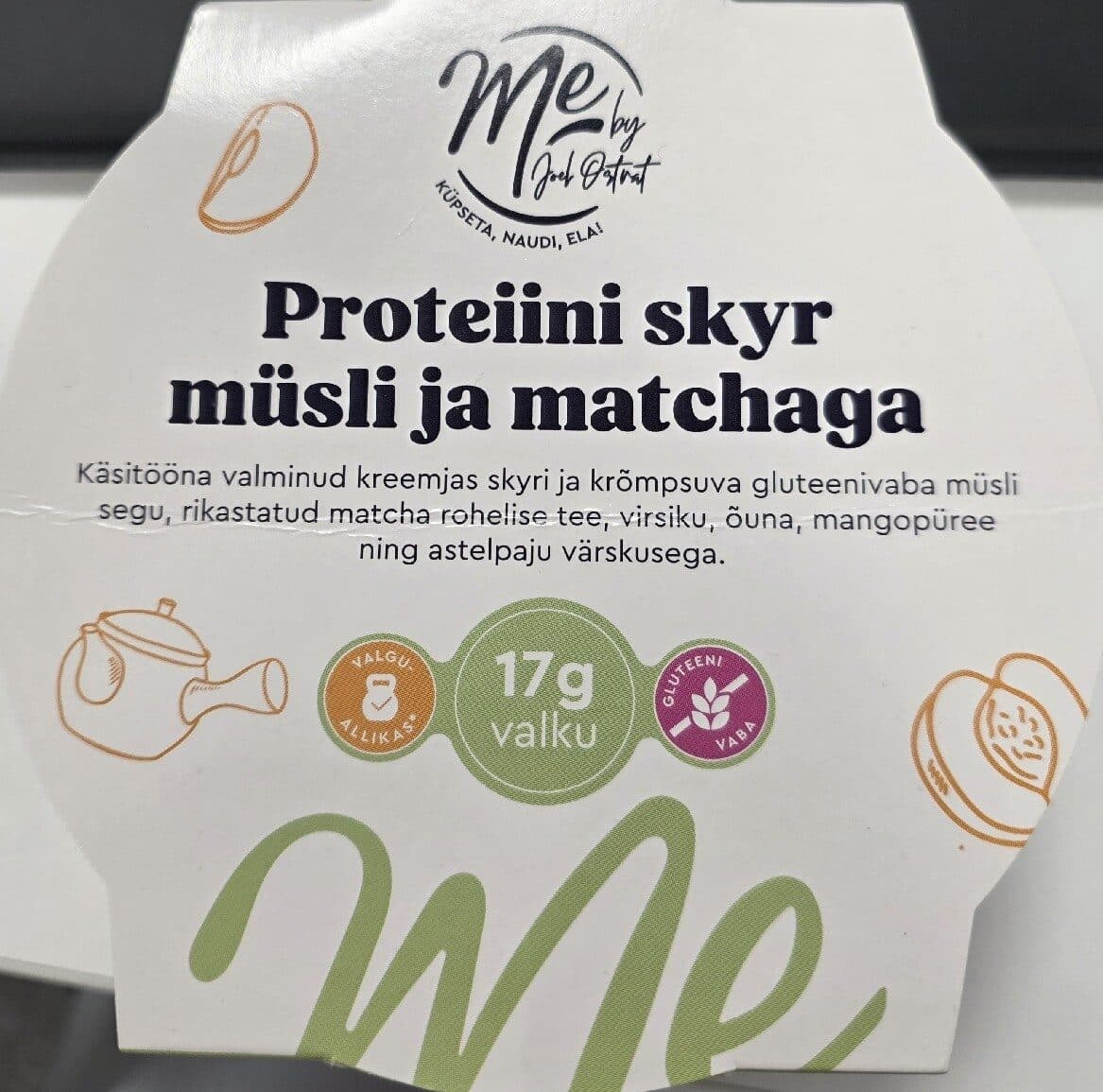 Maitseelamused Proteiini Skyr Müsli Ja Matchaga packshot