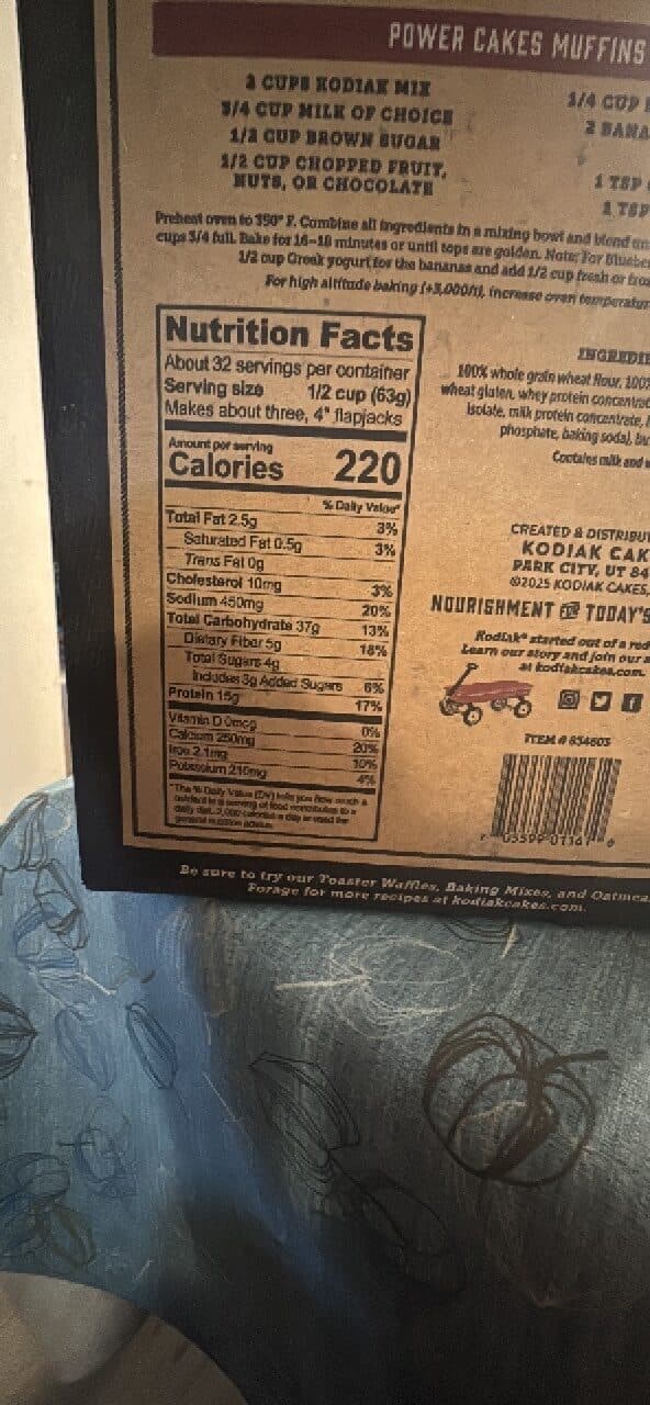 Kodiak Cakes Power Cakes Flapjack & Waffle Mix packshot