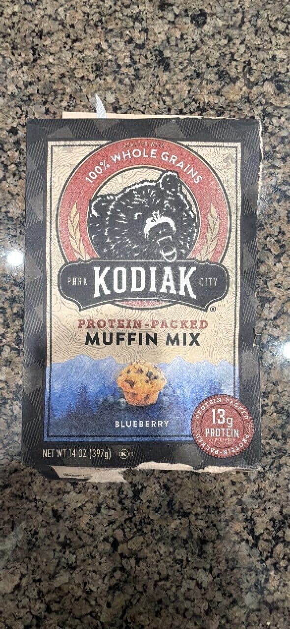 Kodiak Muffin Mix Blueberry packshot