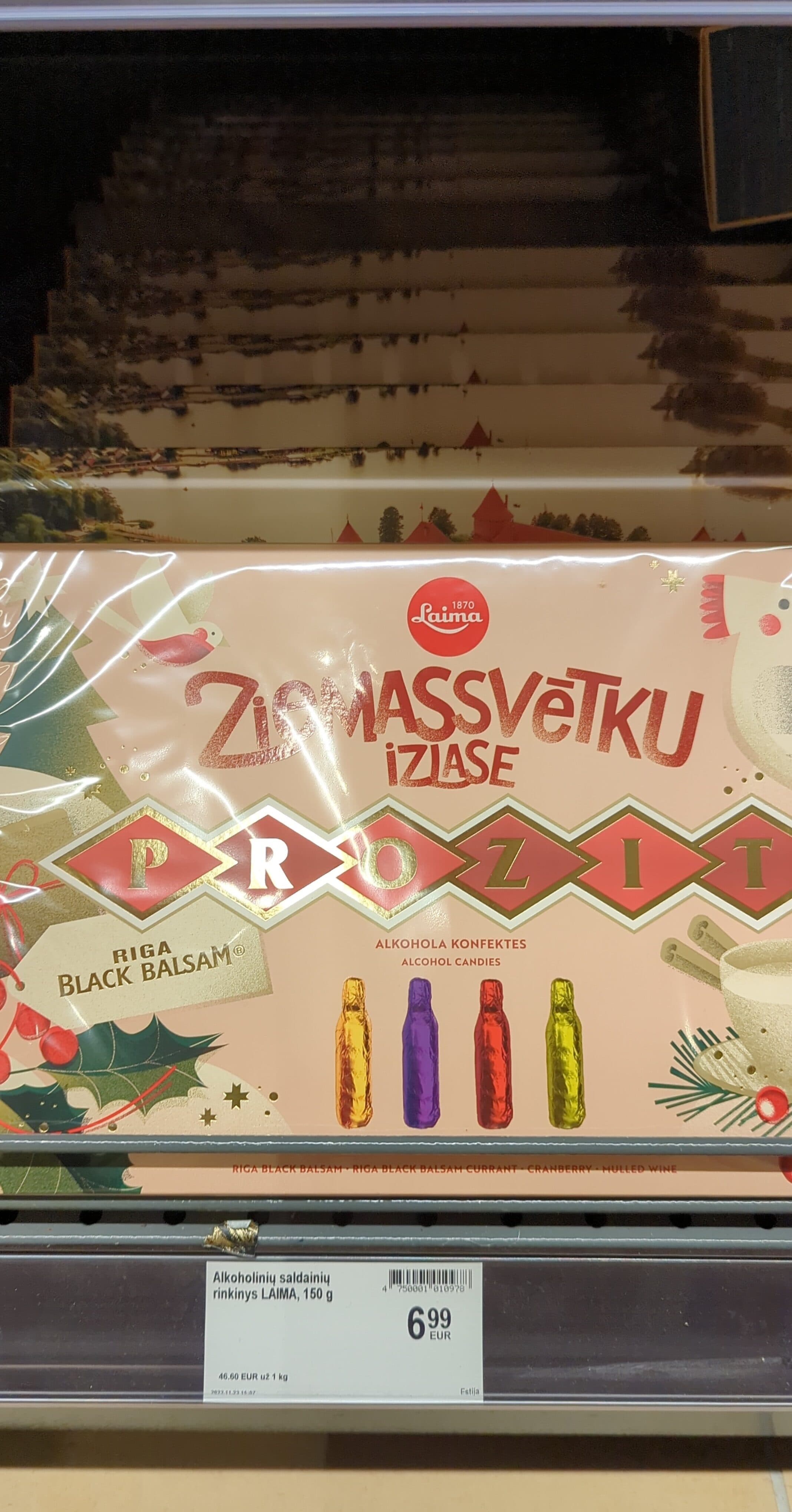 Alkoholinių saldainių rinkinys LAIMA, 150 g packshot