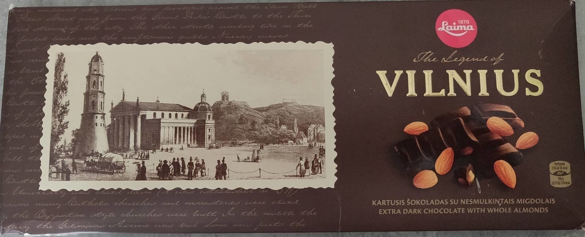 Laima Vilnius chocolat packshot