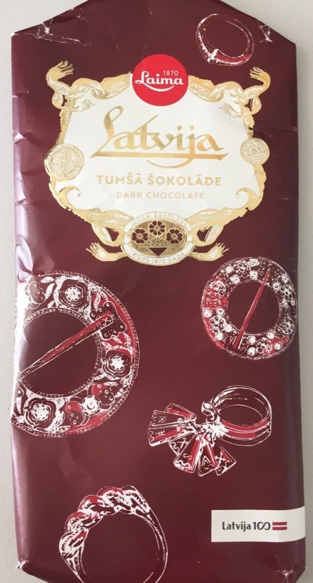 Laima Latvija dark chcolate packshot