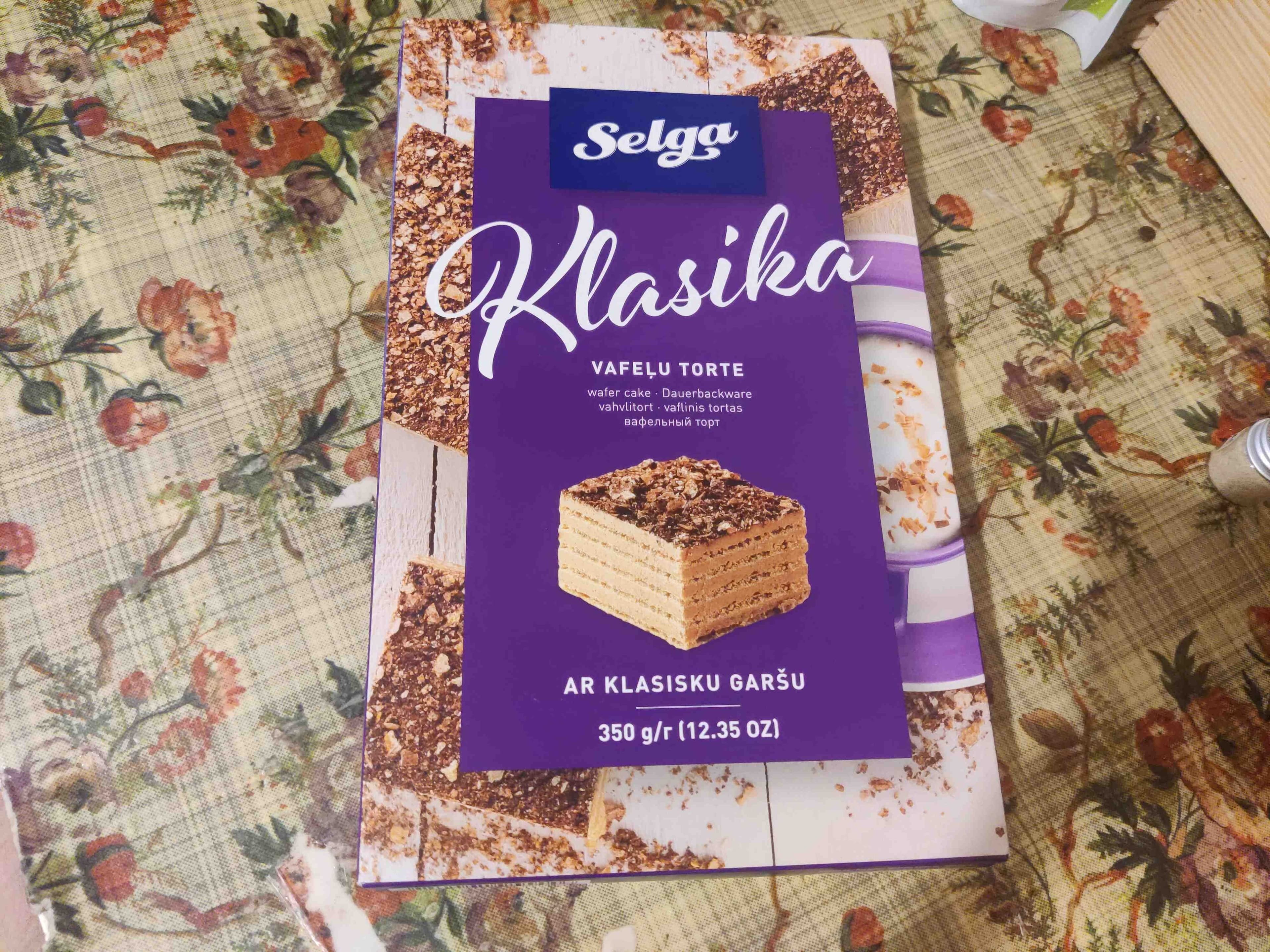 Selga Klasika vaflinis tortas packshot