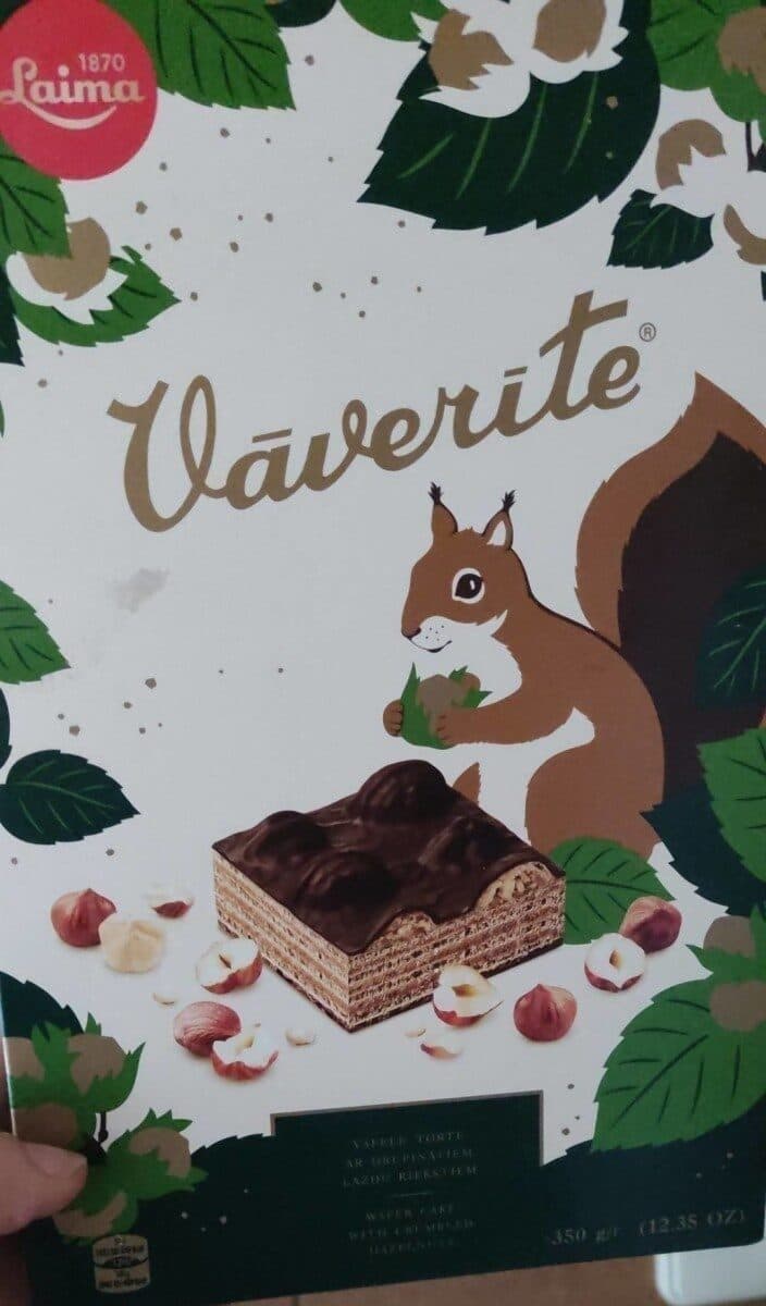 Laima Wafer cake with crumbled hazelut packshot