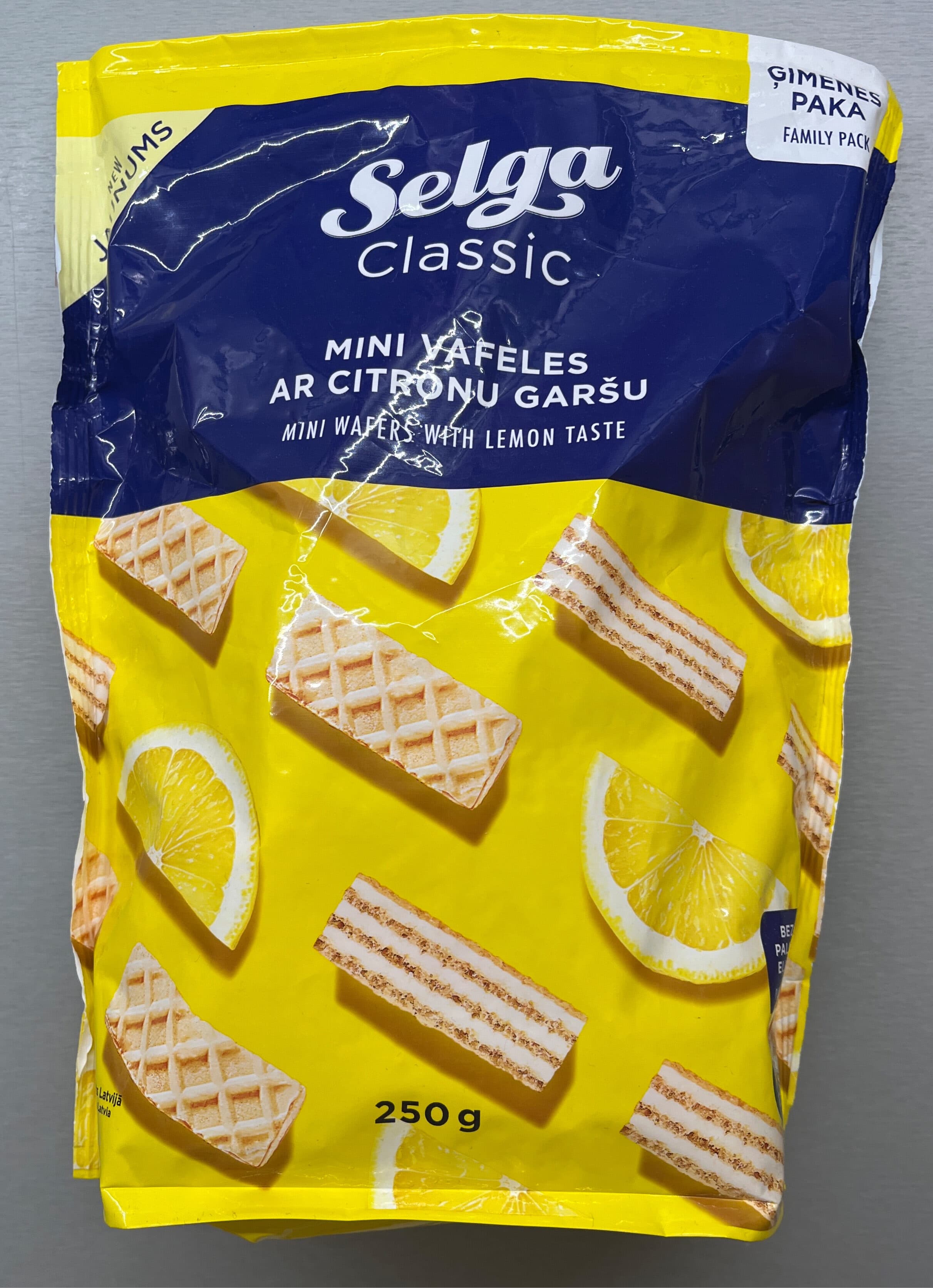Selga Mini Vafeles Ar Citronu Garšu packshot