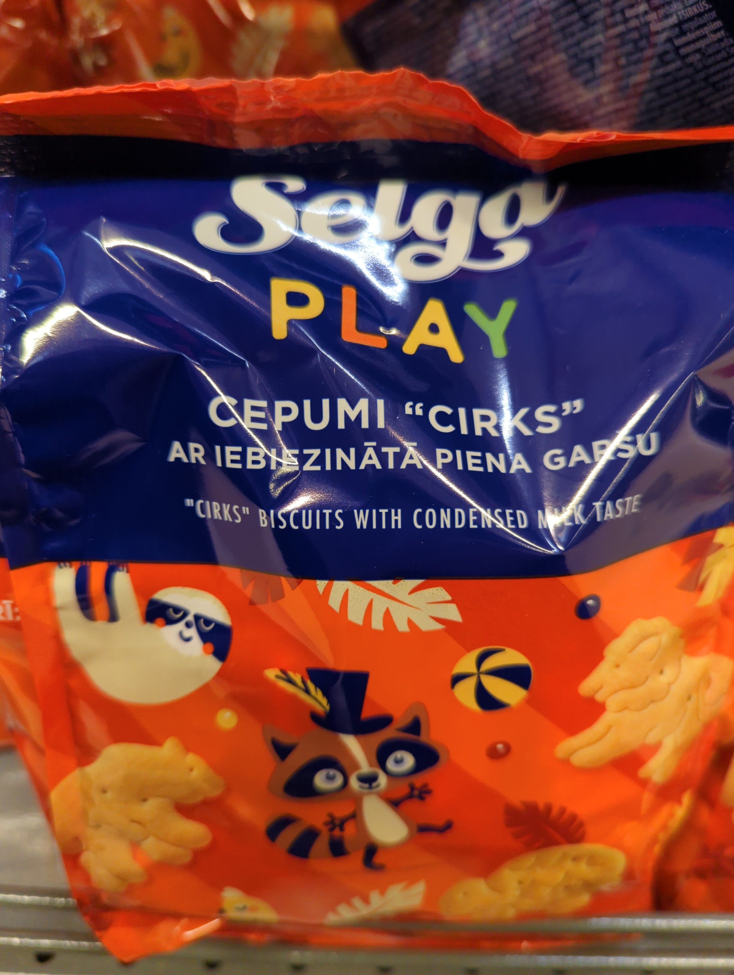 Selga Sausainiai cirkas packshot