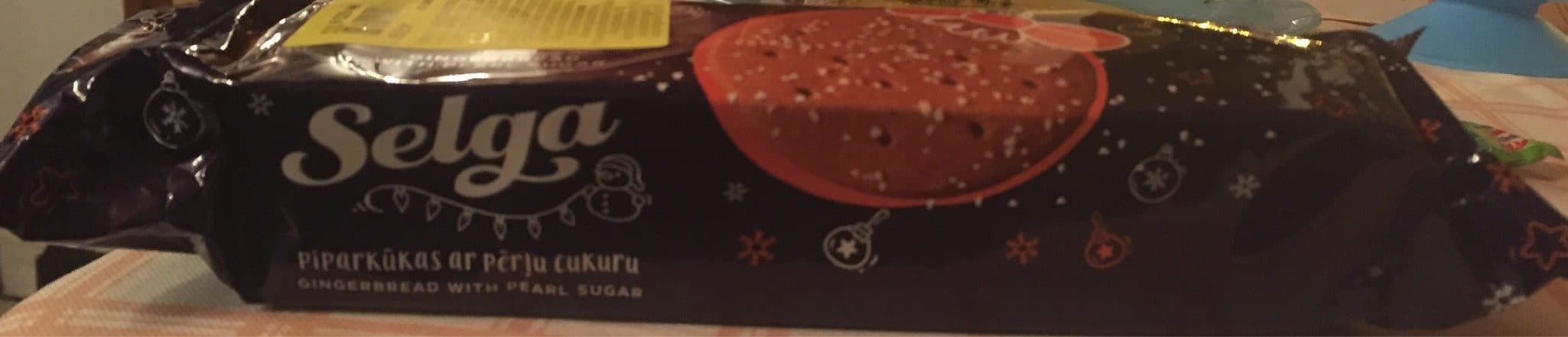 Selga Biscuits Selga Gingerbread With Pearl Sugar 170G 1 / 14 2.5KG / Box packshot