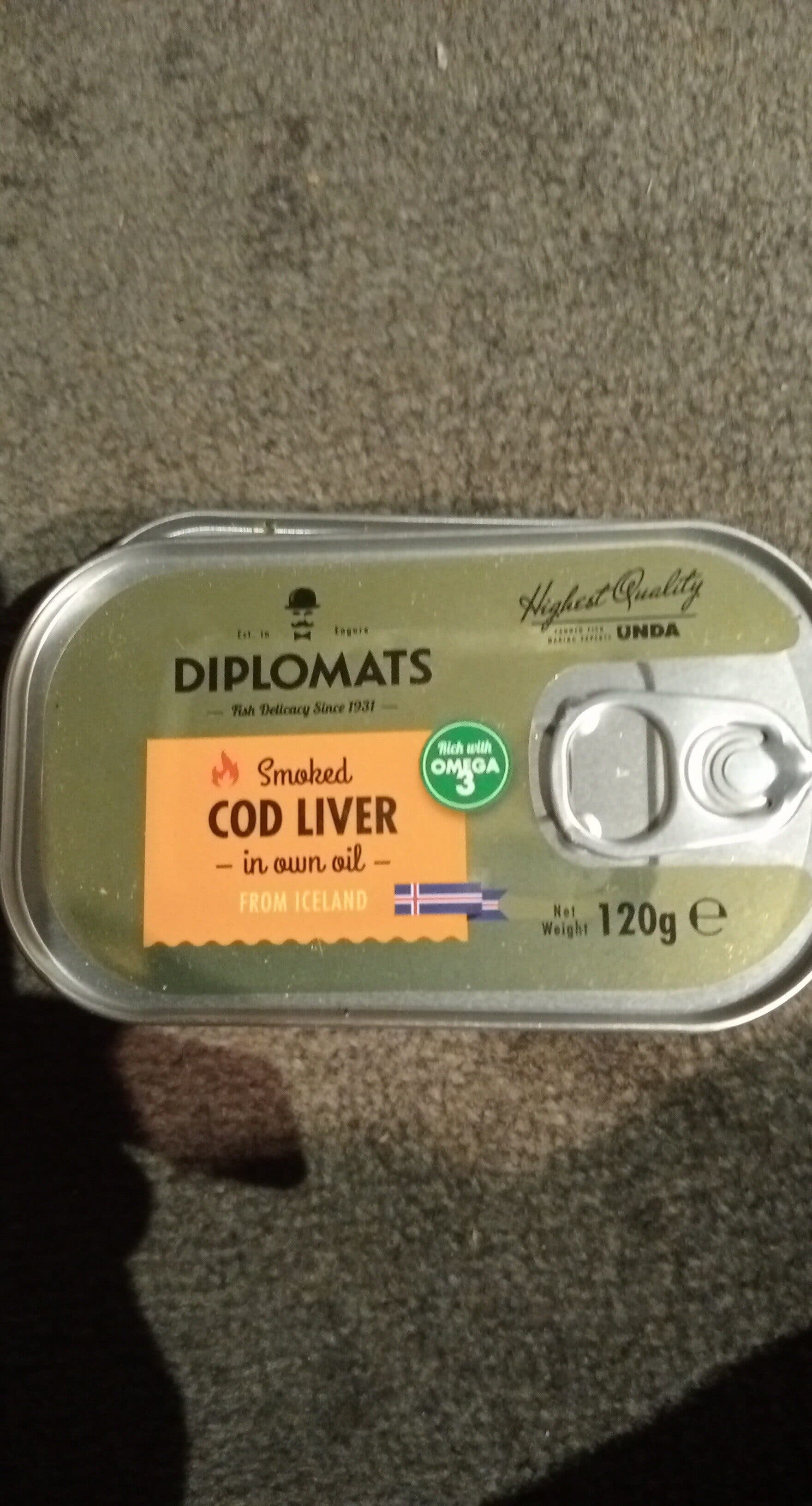 diplomats Cod liver packshot