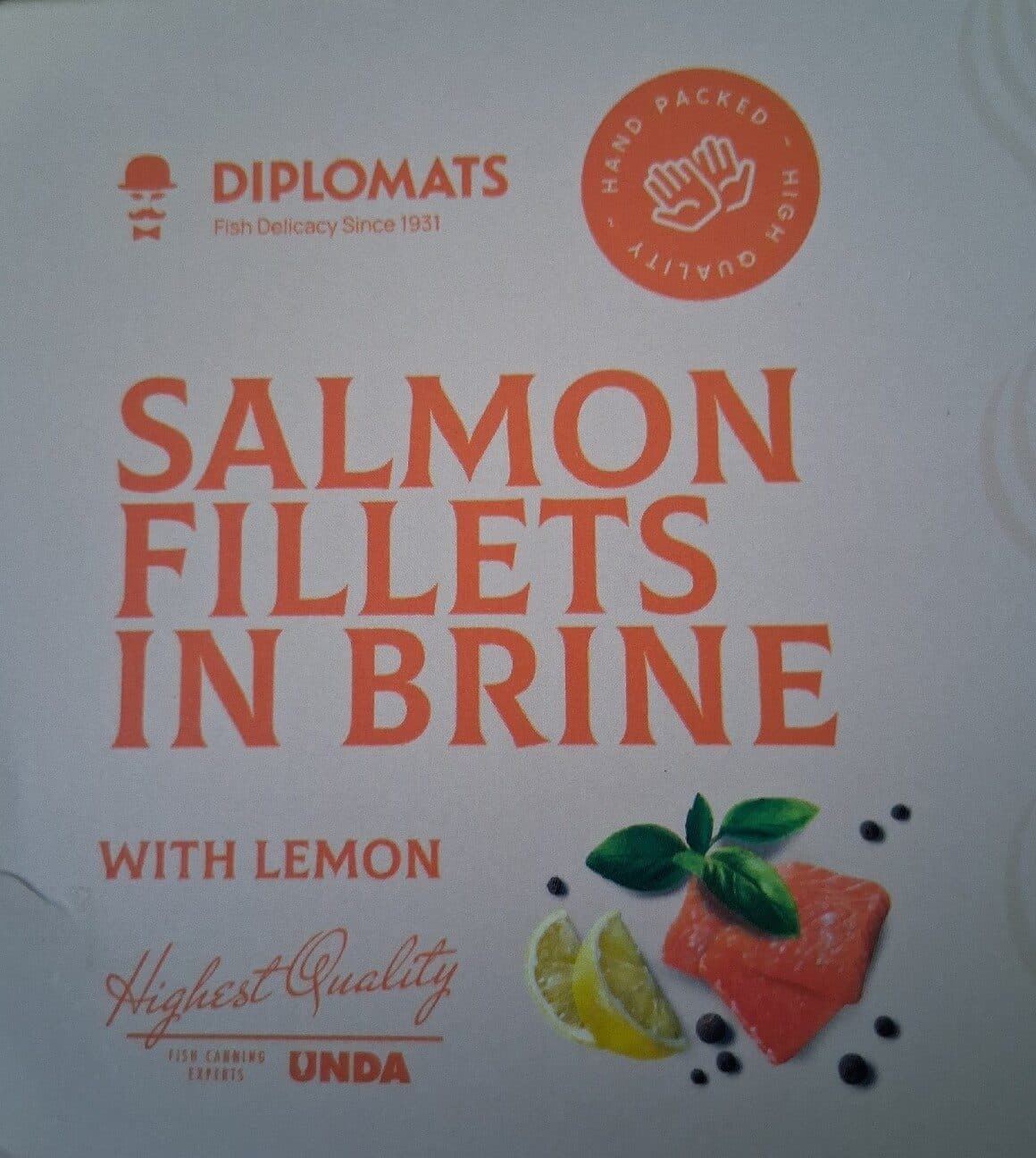Diplomats Salmon Filets In Brine packshot