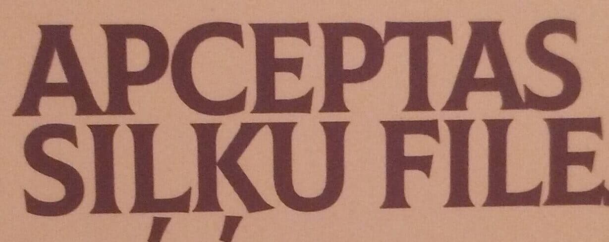 APCEPTAS SILKU FILEJAS packshot