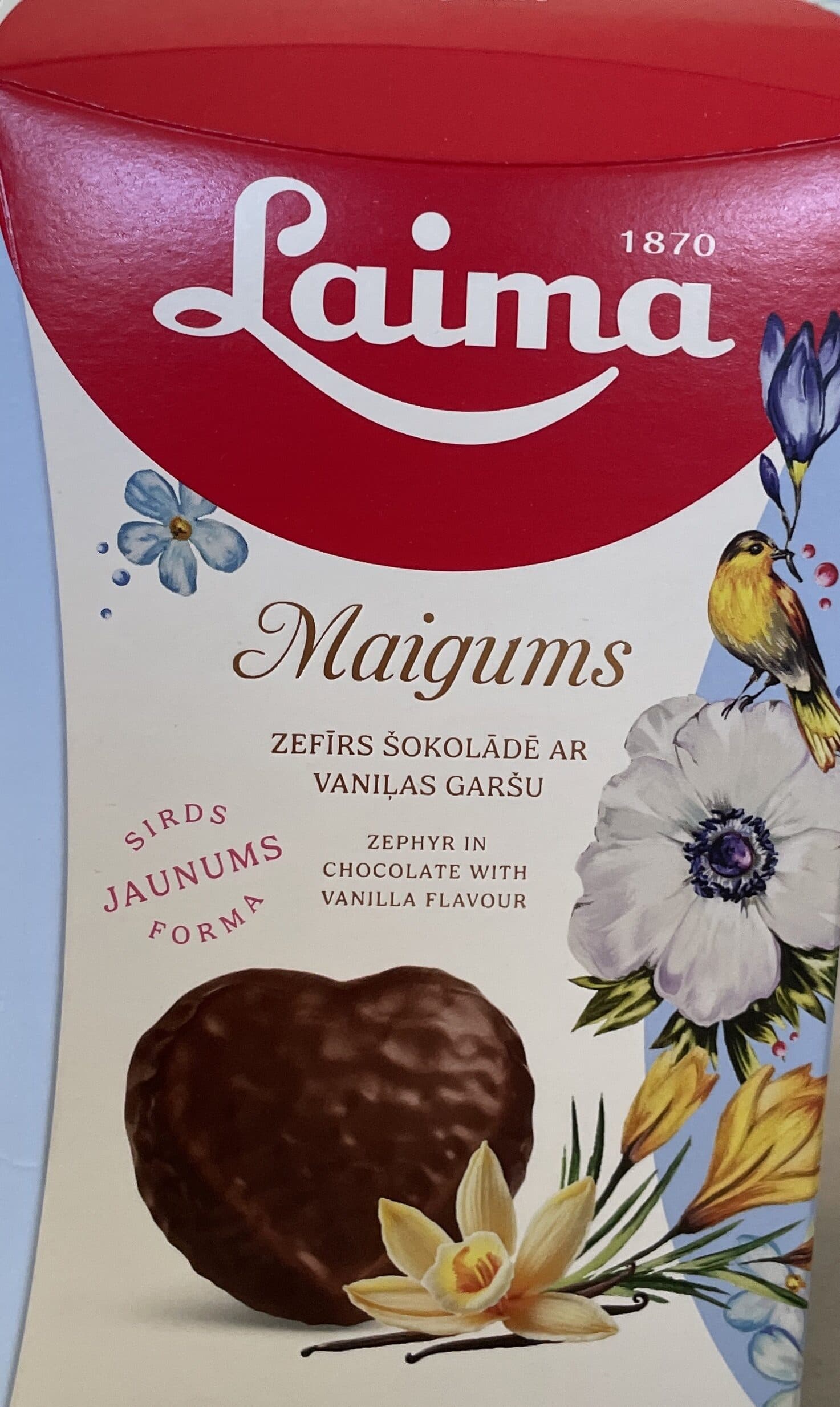 Laima Maigums Zefīrs Šokolādē Ar Vaniļas Garšu packshot