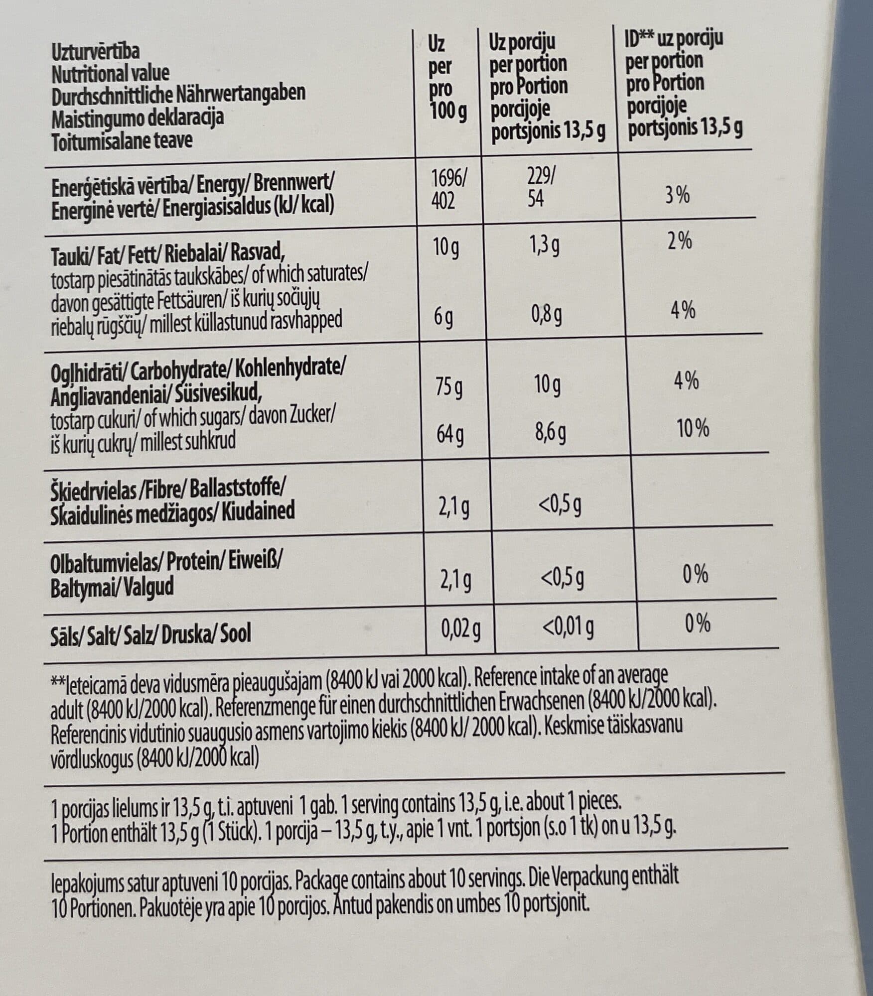 Laima Maigums Zefīrs Šokolādē Ar Vaniļas Garšu packshot
